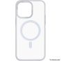 Brilliance LUX for Iphone 15 Pro 2.0 Imitation Hardware Inside Magnetic Suction Acrylic Case White