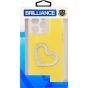 Brilliance LUX For iPhone 14 Precise Hole Inner Anti-Drop Glue Two-In-One Case Yellow