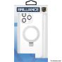 Brilliance LUX for Iphone 15 Plus Hardware Eagle Eye CD Pattern+ Leaf bracket color transmission Case White