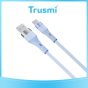TRUSMI USB to Type C Blue Cable (1M)