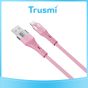 TRUSMI USB to iPhone Pink Cable
