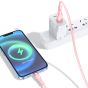 TRUSMI USB to iPhone Pink Cable