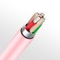 TRUSMI USB to iPhone Pink Cable