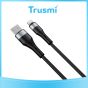 TRUSMI USB to iPhone Black Cable