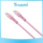 TRUSMI 60W Type C to Type C Pink Cable (1M)