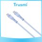 TRUSMI 100W Type C to Type C Blue Cable (1M)