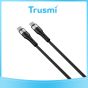 TRUSMI 100W Type C to Type C Black Cable (1M)