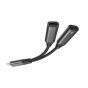 TRUSMI Type C to Dual Type C Female Adapter Cable