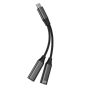 TRUSMI Type C to Dual Type C Female Adapter Cable