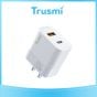 TRUSMI 20W Dual USB & Type-C Fast Charger