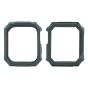 ABS Clear iwatch Case 45mm Green