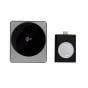 TRUSMI 3-in-1 Qi2 Wireless Charging Station – Cube Magnetic Charger Gray