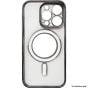 Brilliance LUX For iPhone 14 Pro Electroplated Magnetic Case Black