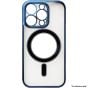 Brilliance LUX For iPhone 14 Pro Electroplated Magnetic Case Blue