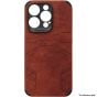 Brilliance LUX For iPhone 11 Eye Protection Four-Pack Edge Leather Case Brown