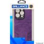 Brilliance LUX For iPhone 14 Plus Eye Protection Four-Pack Edge Leather Case Purple