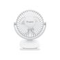 TRUSMI HA03-011 Bubble Planet Table Clip Fan White