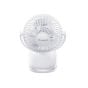 TRUSMI HA03-011 Bubble Planet Table Clip Fan White