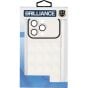 Brilliance LUX iPhone 15 Plus Black Frame Gradient Case Cream