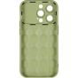 Brilliance LUX iPhone 15 Plus Black Frame Gradient Case Green