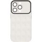 Brilliance LUX iPhone 15 Pro Black Frame Gradient Case Cream