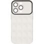 Brilliance LUX iPhone 15 Plus Black Frame Gradient Case Cream