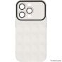 Brilliance LUX iPhone 13 Pro Max Black Frame Gradient Case Cream