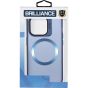 Brilliance LUX iPhone 15 Pro Max Lens holder transparent CD pattern Case Blue