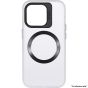 Brilliance LUX iPhone 11 Pro Lens holder transparent CD pattern Case White