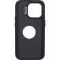 Brilliance LUX iPhone 15 Plus Lens holder solid color + iron plate + magnifying glass Case Black
