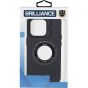 Brilliance LUX iPhone 15 Pro Max Lens holder solid color + iron plate + magnifying glass Case Black