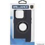 Brilliance LUX iPhone 15 Lens holder solid color + iron plate + magnifying glass Case Black