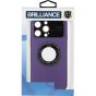 Brilliance LUX iPhone 15 Pro Max Large glass window + iron magnifying glass Case Purple