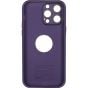 Brilliance LUX iPhone 15 Plus Large glass window + iron magnifying glass Case Purple