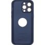 Brilliance LUX iPhone 15 Pro Max Large glass window + iron magnifying glass Case Deep Blue