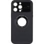 Brilliance LUX iPhone 15 Plus Large glass window + iron magnifying glass Case Black