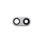 iPhone 8 Plus Back Camera Lens + Bezel Frame Silver