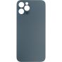 iPhone 12 Pro Back Glass Door without Camera Lens Blue (OEM PULL)