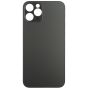 iPhone 12 Pro Back Glass Door without Camera Lens Graphite NO LOGO