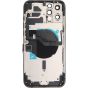 iPhone 12 Pro Max Back Housing w/ Small Parts Black (OEM PULL)