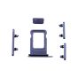 iPhone 12 Sim Tray, Volume, Mute, Power Button Purple