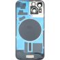 iPhone 15 Plus Back Glass W/Steel Plate Black (OEM PULL)