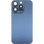 iPhone 15 Pro Back Glass W/Steel Plate Blue Titanium (OEM PULL)