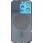 iPhone 15 Pro Back Glass W/Steel Plate Natural Titanium (OEM PULL)