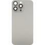 iPhone 15 Pro Max Back Glass W/Steel Plate Natural Titanium (OEM PULL)
