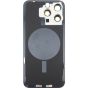 iPhone 15 Pro Max Back Glass W/Steel Plate Natural Titanium (OEM PULL)