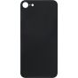 iPhone SE 2020 Back Glass without Camera Lens Black  NO LOGO