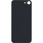 iPhone SE 2020 Back Glass without Camera Lens Black  NO LOGO