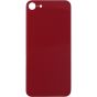 iPhone SE 2020 Back Glass without Camera Lens Red  NO LOGO