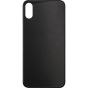 iPhone XS Back Glass without Camera Lens Black  NO LOGO